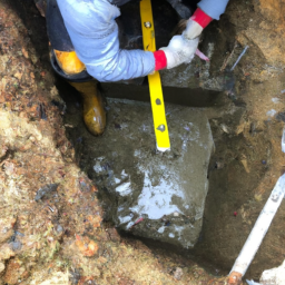 Construction d'un Mur de Soutènement en Blocs de Béton pour un Terrain en Pente Chaville